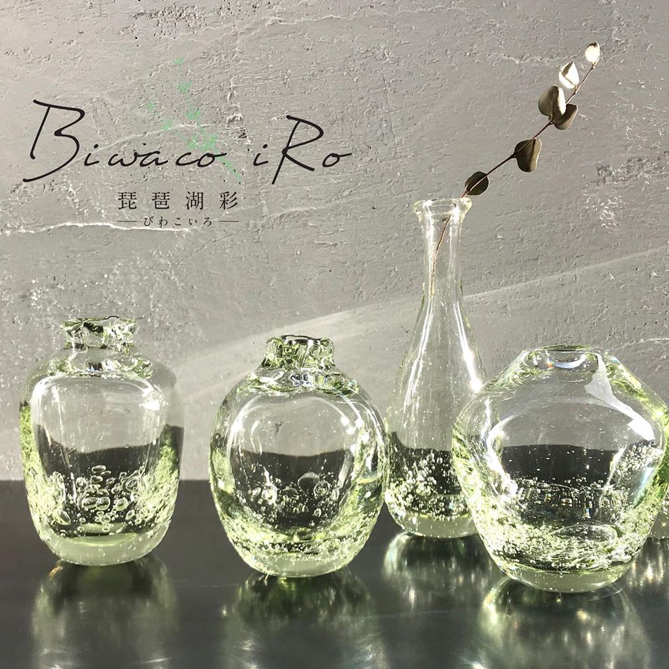 水草で着色したガラスブランド「琵琶湖彩（びわこいろ）」－glass imeca 神永朱美さん