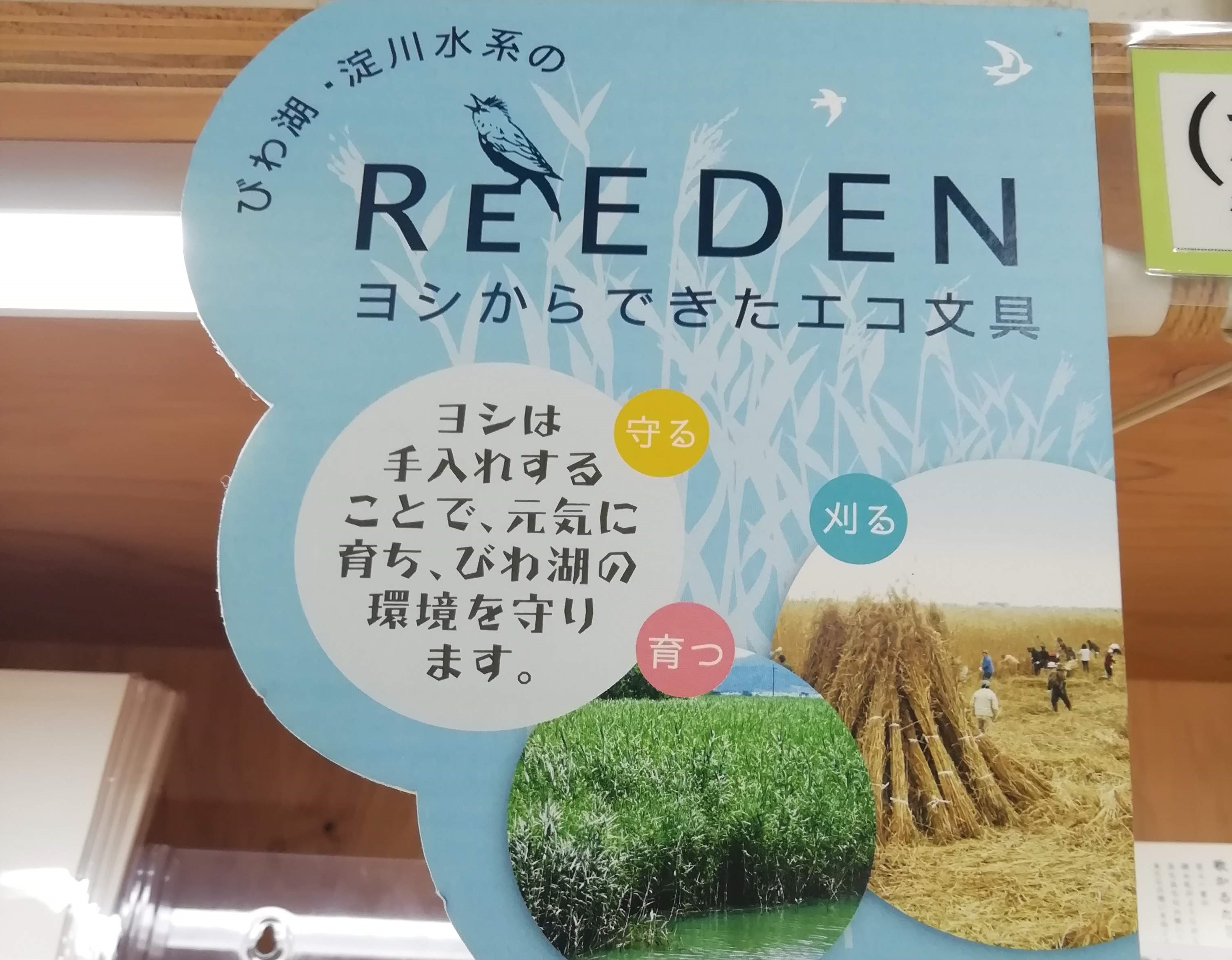 琵琶湖のヨシを使った文具を販売　コクヨ「ReEDENシリーズ」